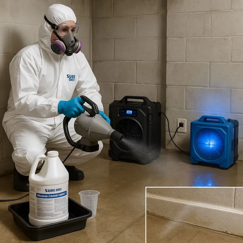 Sanitization and Odor Removal process in Warren County, TN